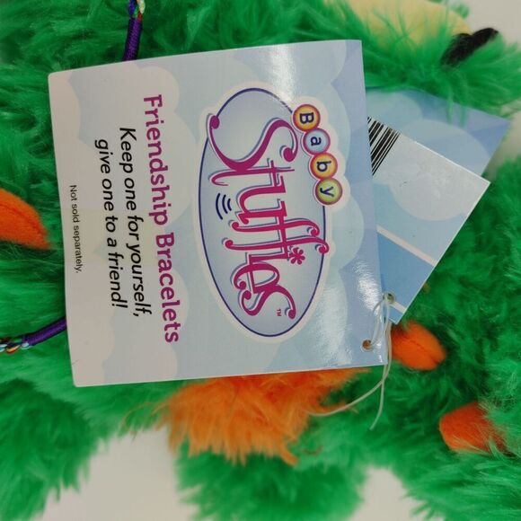 Baby Stuffies Igby Iguana & Friendship Bracelet Green 12" Toy Plush Toy - Picture 4 of 11